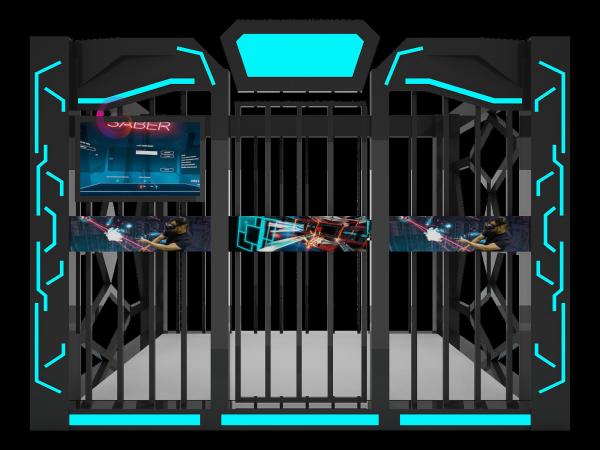 Cheap Large VR Gaming Machine Multiplayer 3 4 5 Players Shooting Game Platform for sale