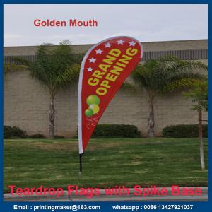 Medium Size Printed Teardrop Flags Banners
