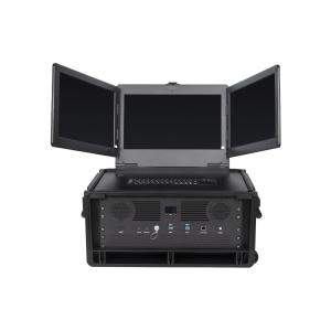 Triple-screen Command Station 43dBm MANET FHSS IP Mesh Radio