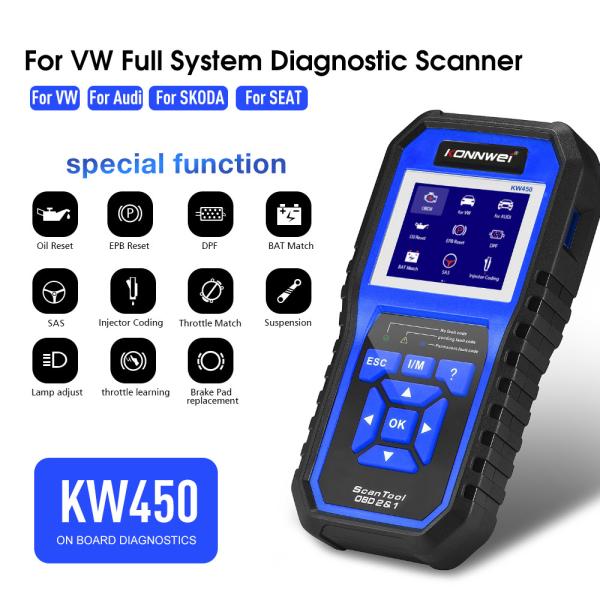 Cheap Volkswagen full system Scanner OBD2 Code Reader with DPF reset for sale