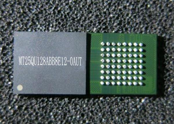 Cheap Memory Chips MT25QU128ABB8E12-0AUT 1.8V Multiple I/O Serial Flash Memory IC 24-TBGA for sale