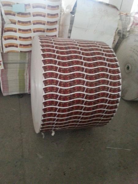 Cheap Red Flexo Printing Printed Paper Roll Biodegradable Customized Printing Paper Rolls for sale
