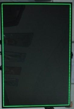 Cheap 580x840mm hanging style color chaning led writing board for sale