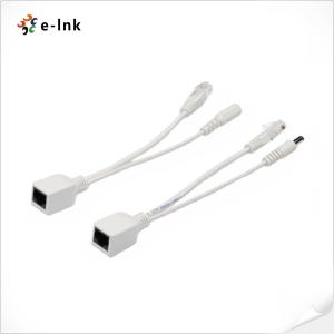 China Gigabit Passive Poe Splitter for AP, CPE, IP Camera, IP Phone 9-48V 1A 8 Inches Length on sale