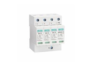 385V Type 2 Surge Protection Device Pluggable Lightning Arresters 3+ Npe AC Safety Reserve