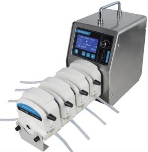 multi channel flow rate peristaltic pump for laboratorial applications