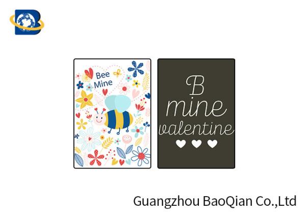 Cheap Valentine 3D Lenticular Card Lenticular Image Printing Similar To Holograms for sale