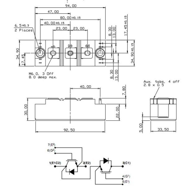 Cheap IGBT Power Module DIM200PLM33-A019 IGBT Chopper Module  FUJITSU IGBT Power Module for sale