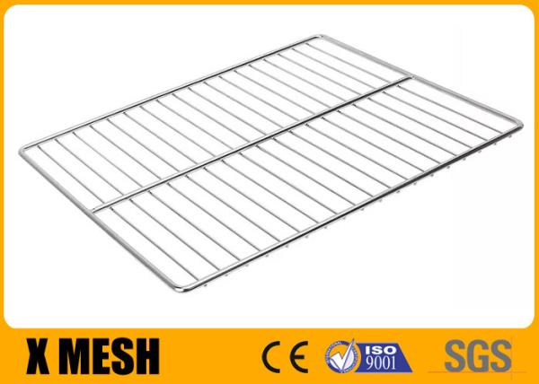 Cheap Custom Stainless Steel BBQ Grill Grid Wire Mesh Net Silver for sale