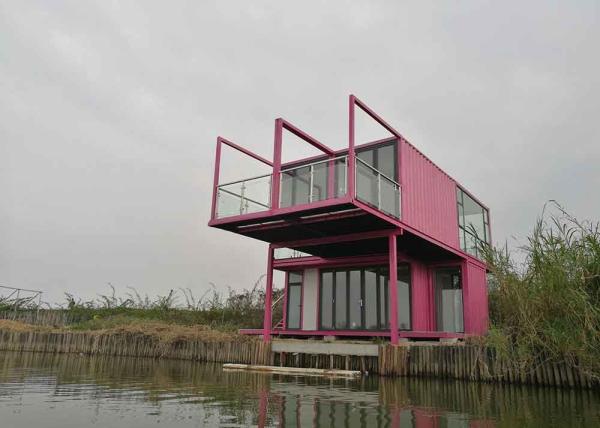 Unique Style Custom Container House Complex Modular Container Homes Lake House