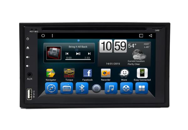 Cheap Universal 6.2 Double Din Stereo Radio Android Car Navigation Multimedia Player for sale