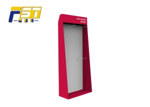 Corrugated Side Wing Display For Playtoys , Portable Single - Sided Hook Display Stand