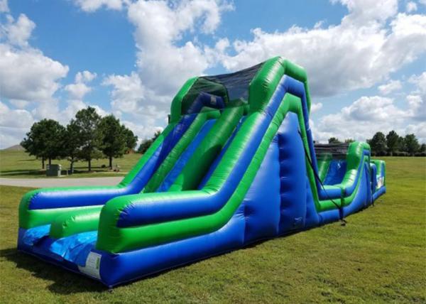 Cheap PVC Commercial Giant Inflatable Obstacle Course / Adult Inflatable Slide for sale