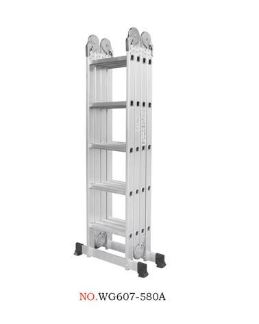 Cheap En131 4X5 5.8m Multi Purpose Ladder With Platform for sale