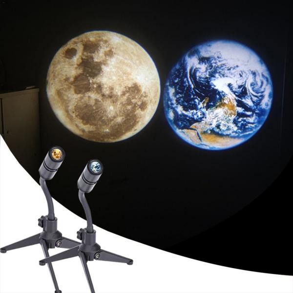 Cheap USB 5V Rechargeable Galaxy Proyector LED Night Light 3D Planet Projection Lamp Room Decor Sky Light Moon Earth Projector for sale