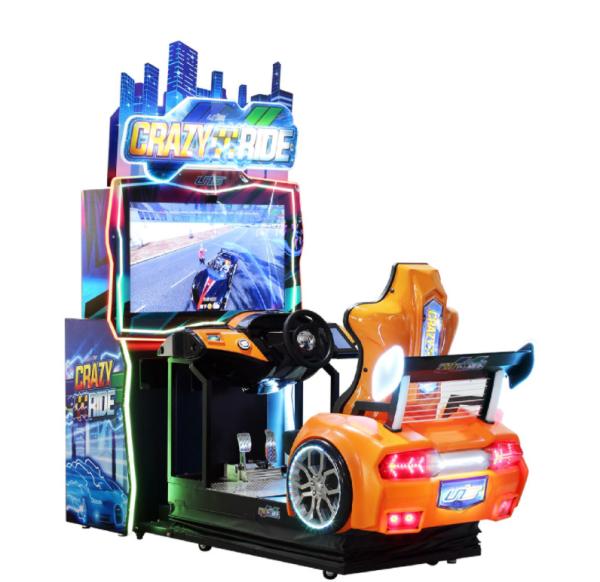 Cheap Video Game Crazy Ride Game Racing Arcade Machine For Holiday Resort for sale