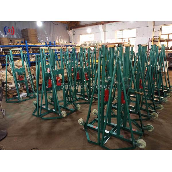 Hydraulic Type Cable Reel Stand High Efficiency Reel Support For Grid Projects​