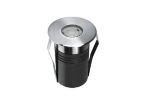 IP67 3W Osram LED Inground Light Symmetrical or Asymmetrical Light Output and PVC Mounting Sleeve Included