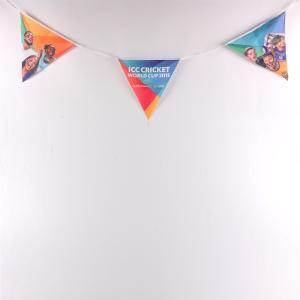 China Wonderful Custom String Flag Digital Printing / Silk Printing on sale