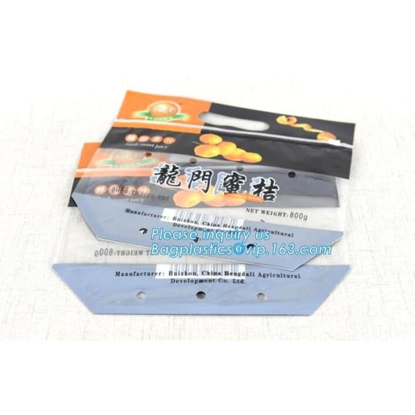 Resealable zipper grape bag fruit packaging bags plastic slider bag, fresh fruit packaging slider zipper bag, vegetable