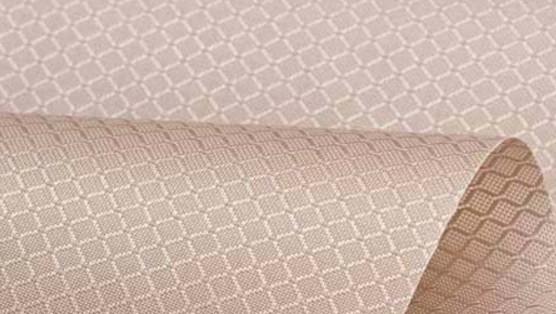 Cheap Diamond Lattice Polyester Knit Fabric Tear Resistant Elegant Appearance for sale