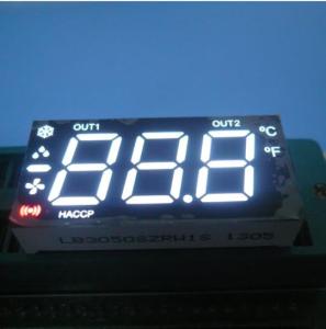 Best Multiplexed Triple Digit Seven Segment LED Display Ultra White For Heating / Cooling Control wholesale