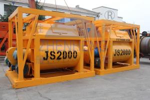 Self Loading Large Industrial Concrete Mixer, Js2000 Volumetric Cement Mixer