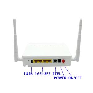 English Firmware ZTE GPON ONU F663 1GE 3FE 1TEL 5DBI WIFI ONU ROUTER
