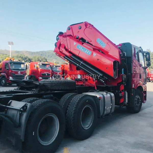 Cheap 20t Knuckle And Telescopic Boom Lorry Mounted Crane for sale