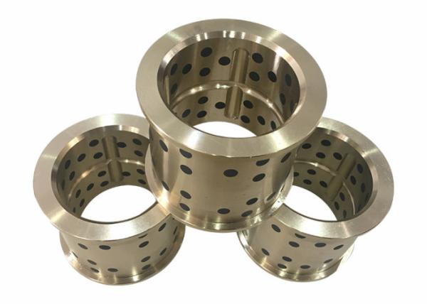 Cheap C83600 Bronze Flange Bearing , Custom Bronze Bushings Stamping Tooling Standard for sale