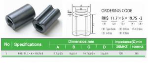 China Impedance Low Resistance EMI Ferrite Nanocrystalline Core Adopted In Power Transformers on sale