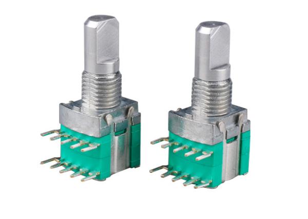 Cheap Gear Switch Carbon Composition Potentiometer 10mm Band Switch DC16V 0.1A for sale