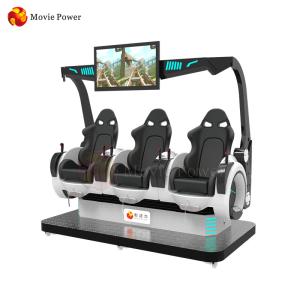China Indoor Playground 3 People Interactive Virtual Reality Game Simulator 9d Cinema on sale