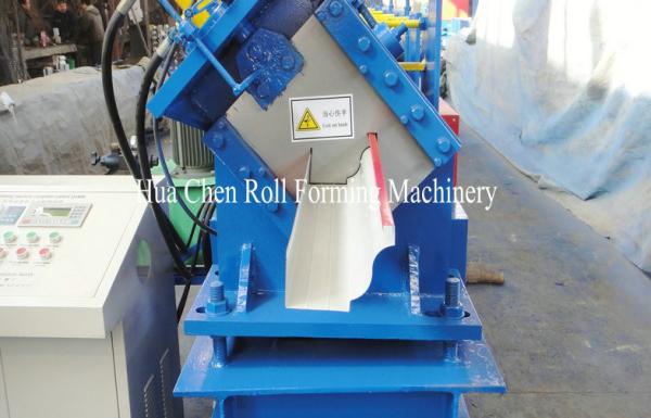Cheap Run Copper Half Round Seamless Gutter Machine with manual Decoiler for sale