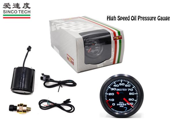 Cheap CE Race Car Gauges Do 6346 Oil Pressure 0 - 100 Psi Stepper Single Pointer Type for sale