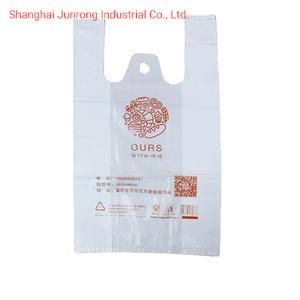 Soft Biodegradable Garbage Bags Compostable T Shirt Bags