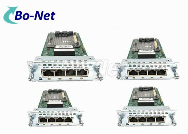 Cheap NIM 4MFT T1 E1 Cisco Wan Interface Card For Small Business 4 Port Network Ethernet for sale