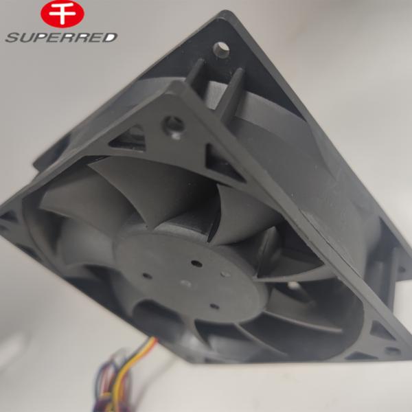 Cheap 80 X 80 X 25mm 12V DC Computer Fan With Dimensions And Optional Signal Output for sale