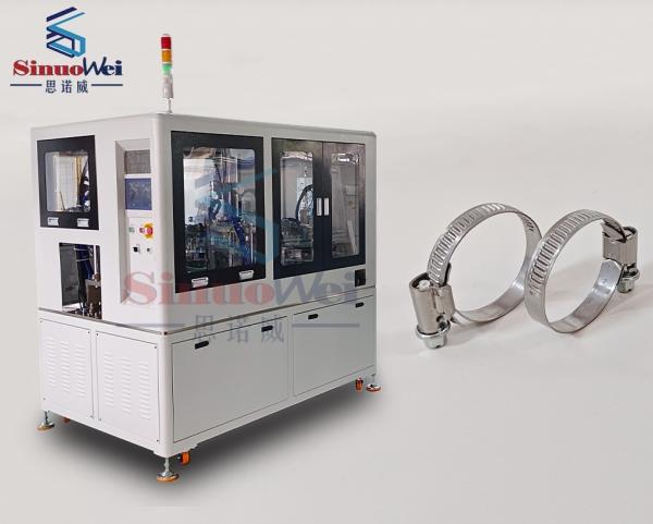 Cheap Non Perfoeated Type German Hose Clamp Machine Automatic Assembly Machine 5000mm for sale