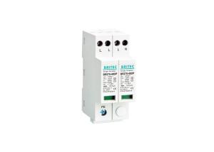 China Type 2 + Type 3 AC Surge Protector 4 Pole Imax 40kA With Remote Indication on sale