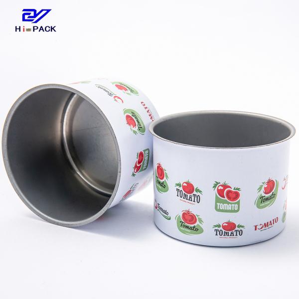 Cheap 160ml D65x48.5mm Metal Can Weed Packaging With Easy Open Lid / Children Lid for sale