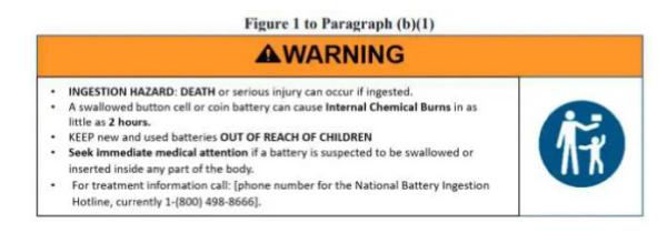 Cheap Testing Performance requirements for consumer products that contain or are designed to use button cell or coin batteries for sale