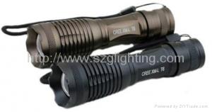 Best super bright 3W Cree LED flashlight with rechargeable li-ion battery wholesale