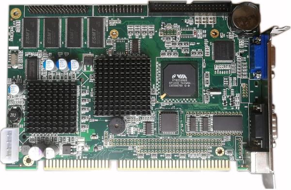 Cheap ISA Half Size Motherboard Single Soldered On Board VIA ESP4000 CPU 32M Memory and 8M DOC for sale