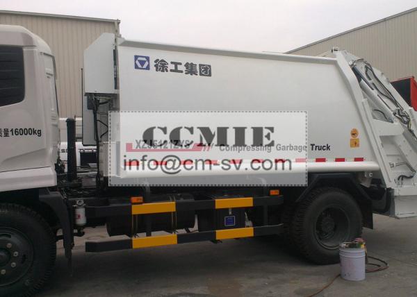 Cheap Automatic Container Rear Loader Garbage Special Vehicles with 1.4m3 Bucket Volume for sale
