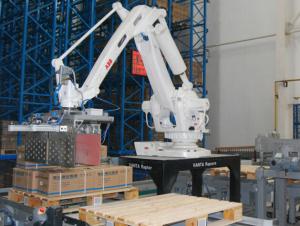 Hight Efficiency Large Cartons Robot Palletising Touch Screen Controller