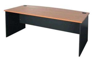 Antique Style Particle Board Computer Desk , MFC Coat Melamine Computer Table