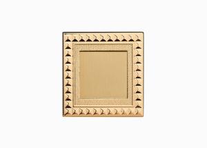 China 3 Pin 2 Gang Wall Switch And Socket Gold Finish 87mm 91.2mm on sale