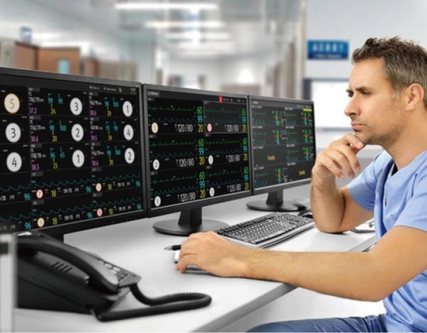 Cheap Center Monitoring System for Portable Multi-parameter Patient Monitor, cardiac monitor for sale