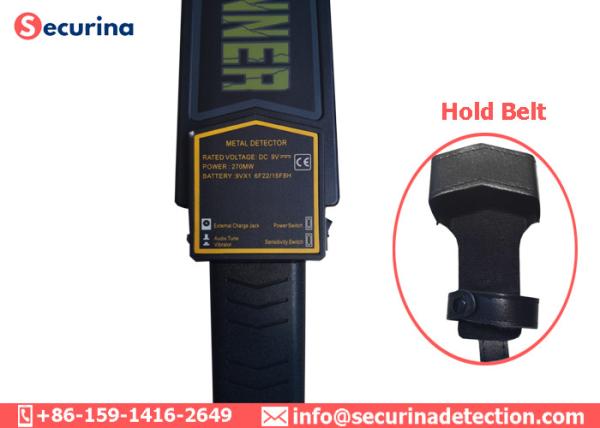 Cheap Light Weight Security Wand Metal Detectors Continuous Adjustment For Body Searching for sale